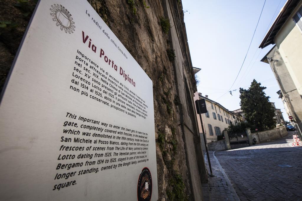 Ferienwohnung Porta Dipinta House Bergamo Alta Exterior foto